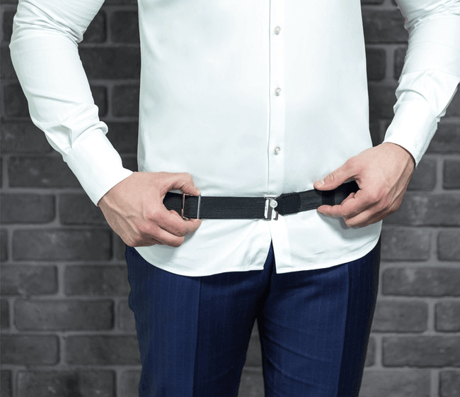 Adjustable Shirt Stay Belt