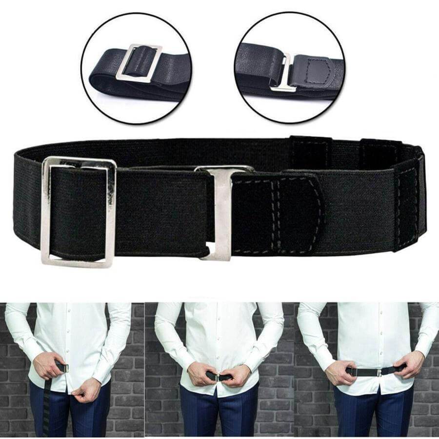 Adjustable Shirt Stay Belt