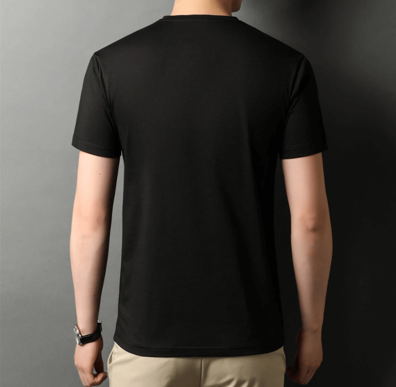 Men's Slim Fit V-neck T-shirt 